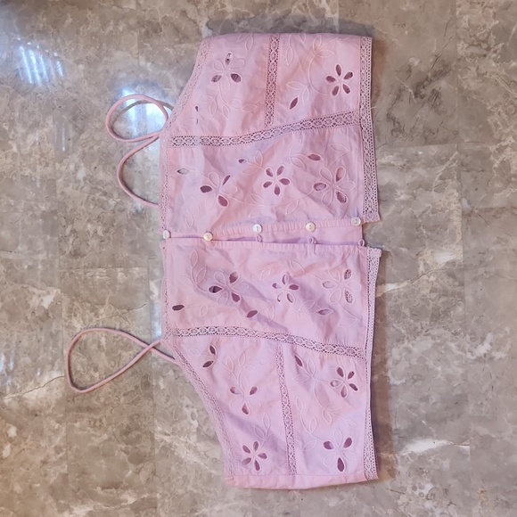 ZARA PINK CROPPED TOP - Picture 4 of 9